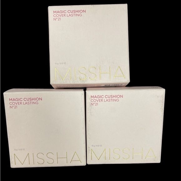 🍭Set of 3 NEW Sealed MISSHA Magic Cushion NO.21 Fast Shipping 🍭